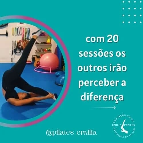 Instrutora de Pilates - Emília Pontes