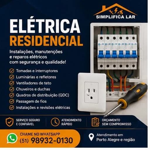Simplifica Lar Eletricista | Eletricista em Porto Alegre – foto 3