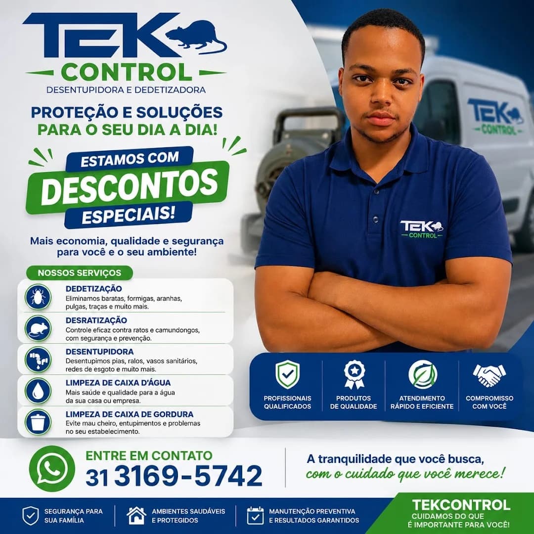 Tek Control Dedetizadora e Desentupidora 24h em BH – foto 3