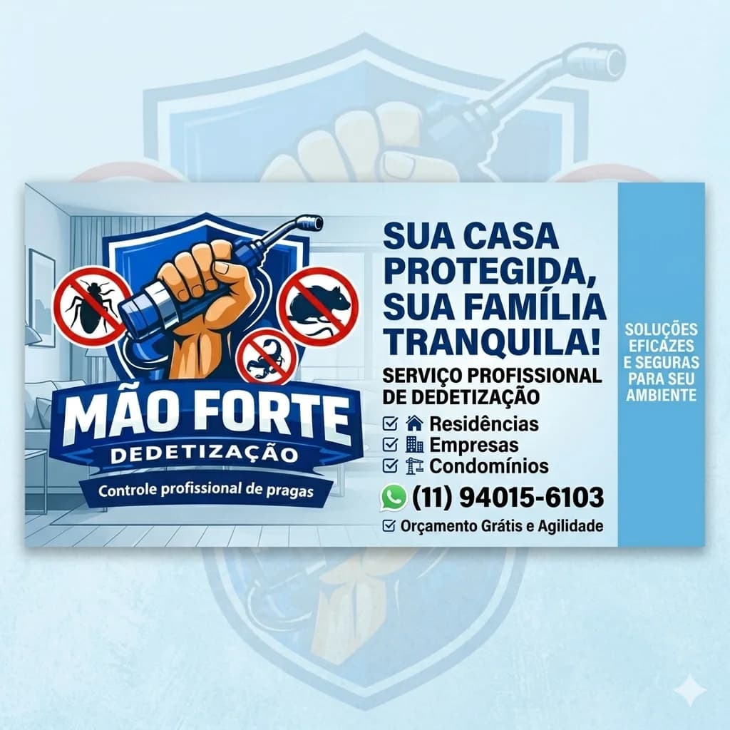 DEDETIZADORA MAOFORTE