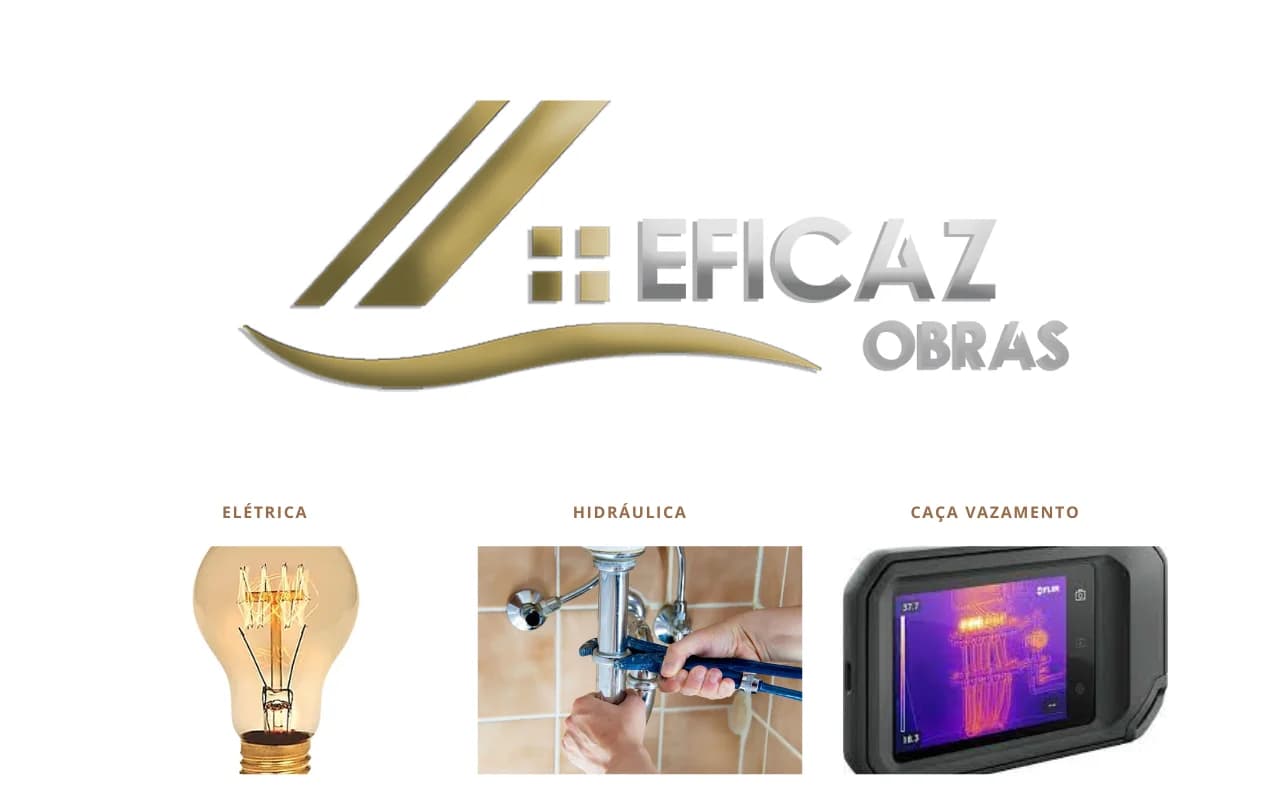 Eficaz Obras - Manutenções residenciais e caça vazamento – foto 1