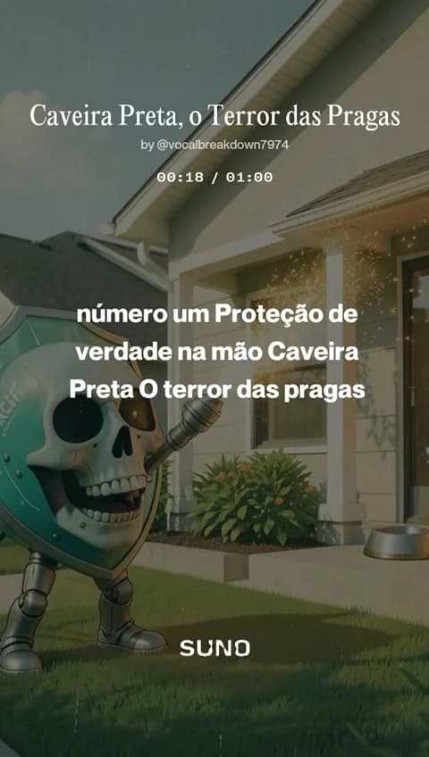 Dedetizadora Caveira Preta
