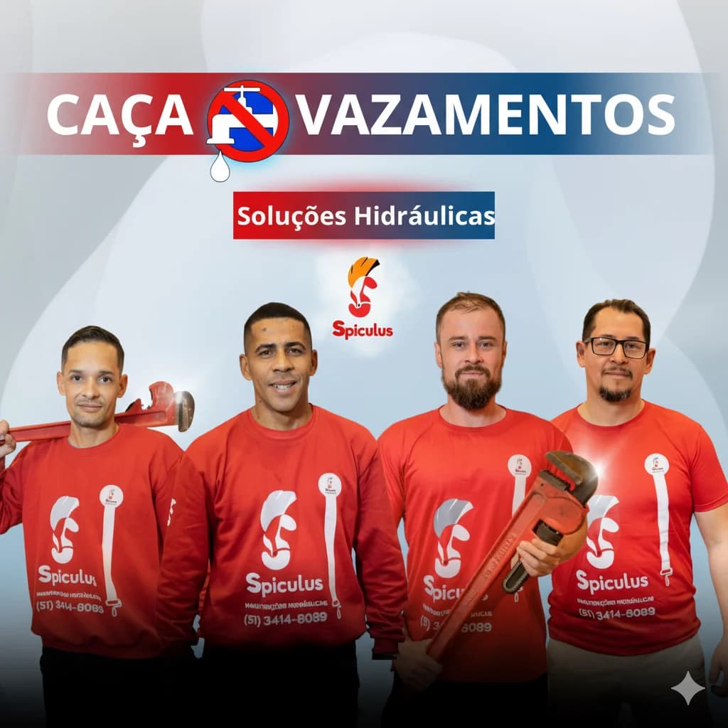 Spiculus Manutenções Hidráulicas - Caça Vazamentos e Encanador 24h Porto Alegre – foto 1