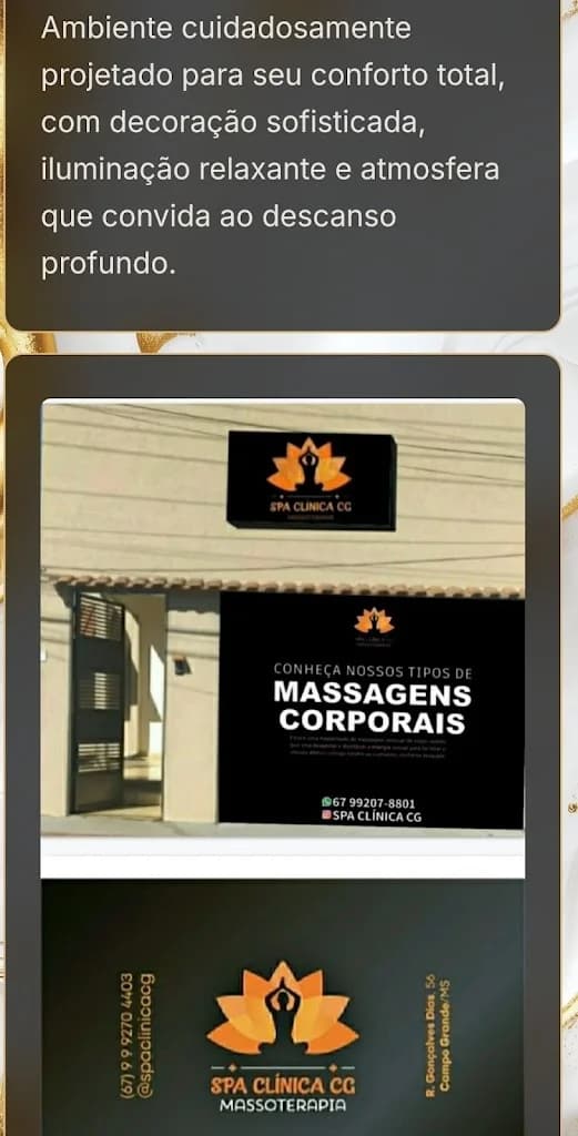 Massagem Spa Clínica CG/Renata Cassani Massoterapeuta em Campo Grande Ms. – foto 2