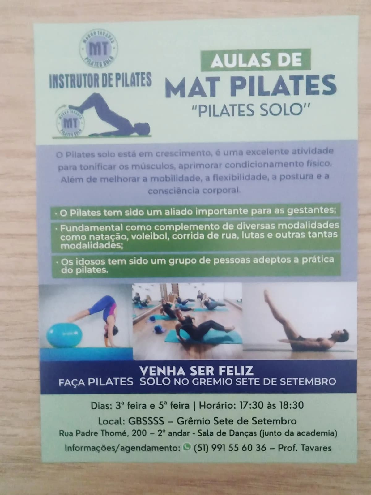 Marco Tavares Pilates Solo