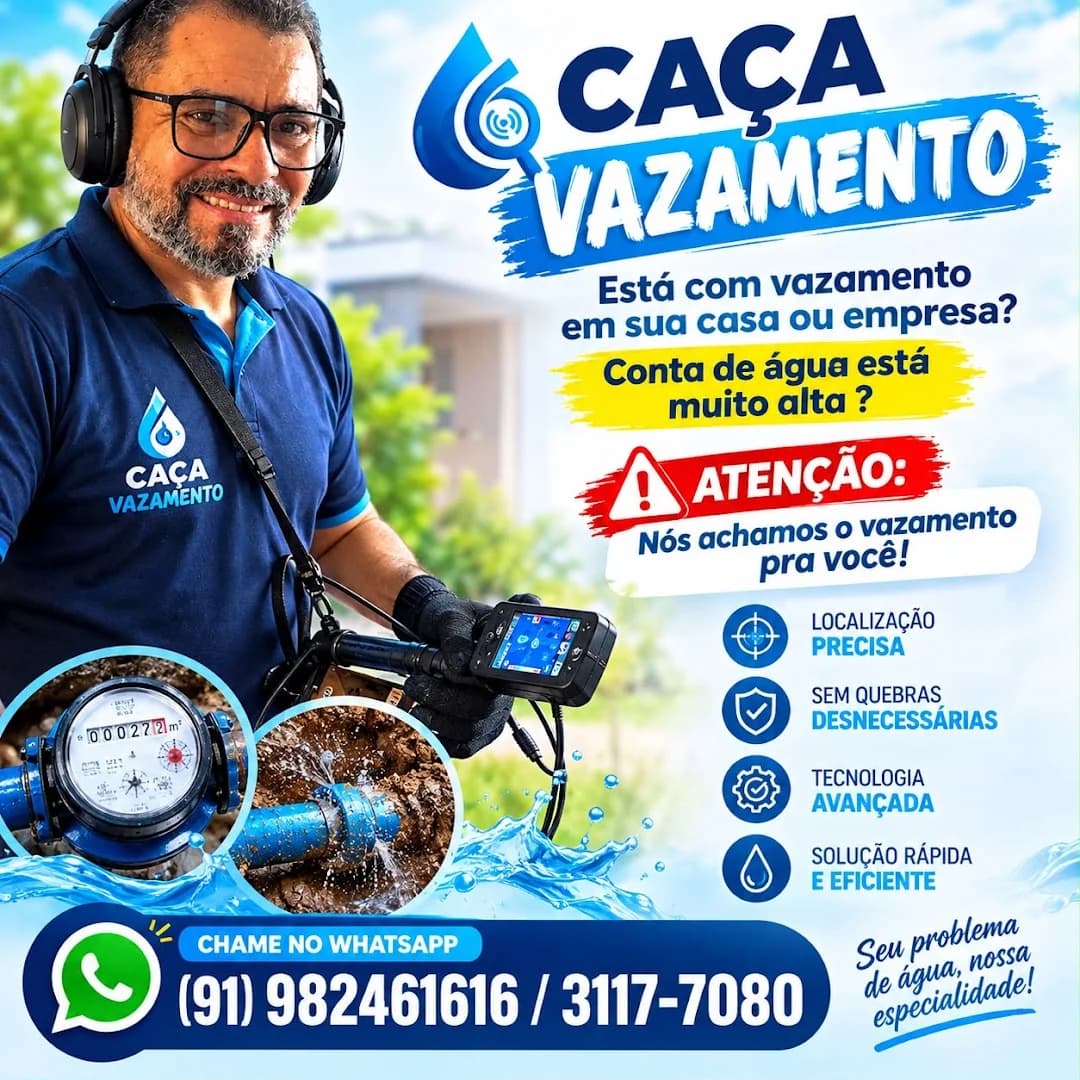 CAÇA VAZAMENTOS – foto 1