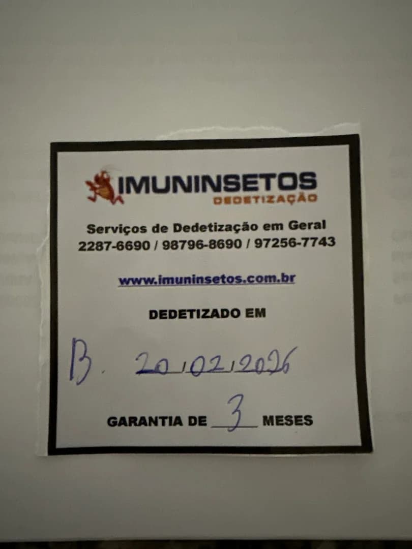 IMUNINSETOS ® DEDETIZADORA - Copacabana/RJ – foto 1