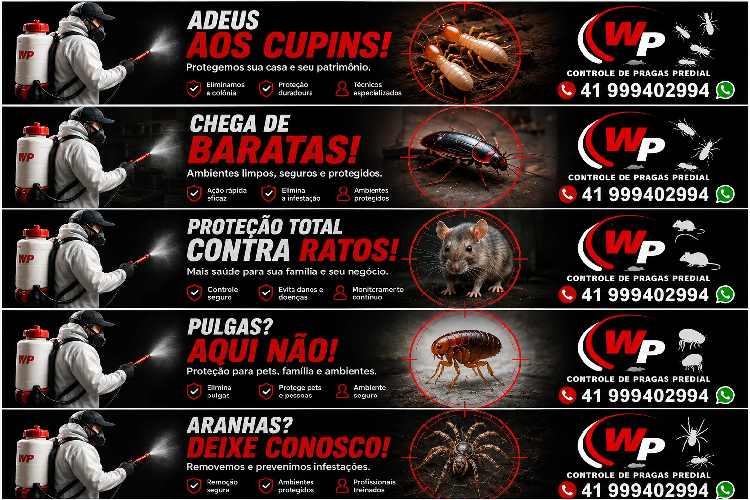 WP Controle de Pragas Urbanas