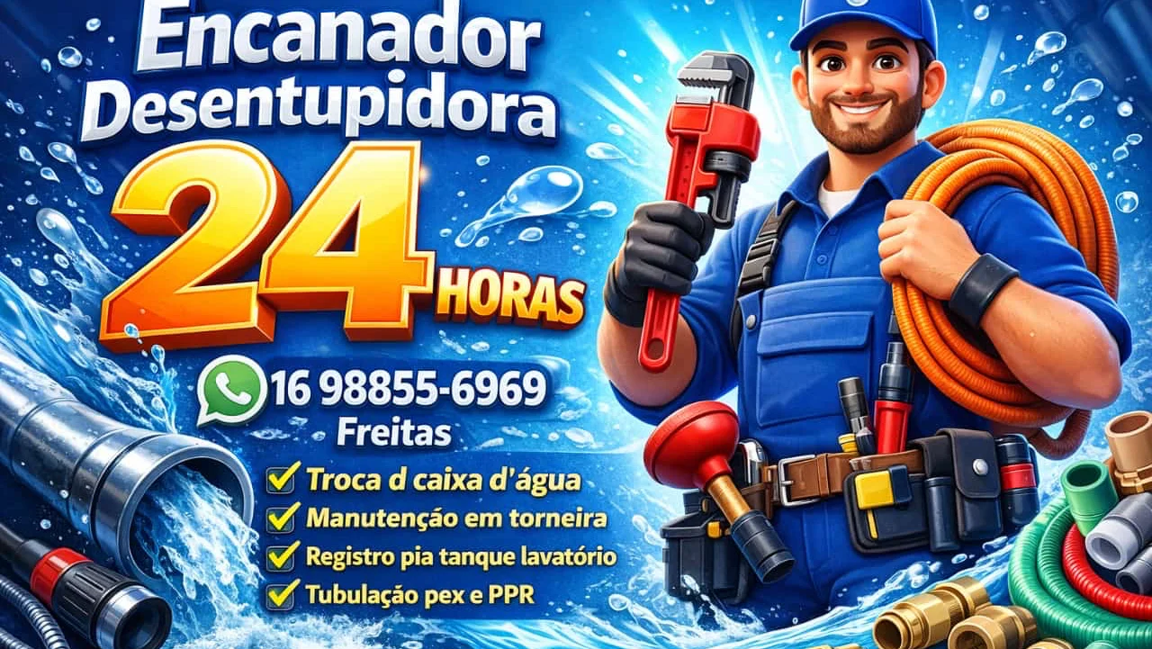 Freitas encanador e desentupidora 24 horas