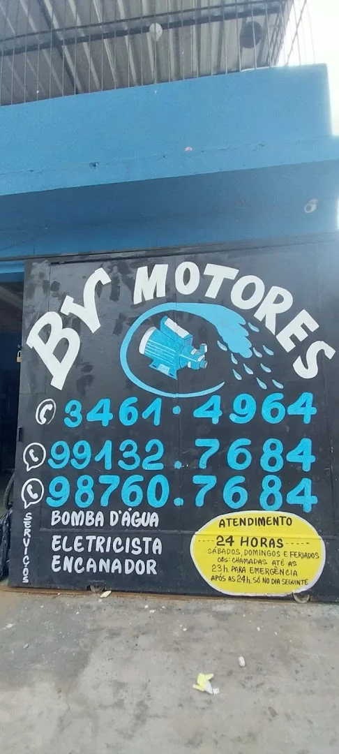 BV Motores - Bombas D'Água / Encanador e Eletricista