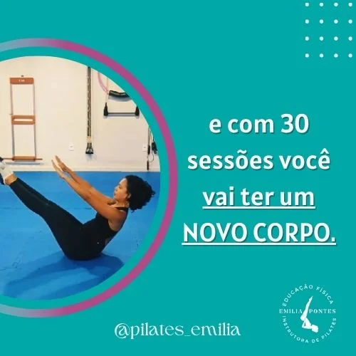 Instrutora de Pilates - Emília Pontes