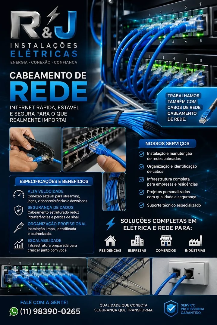 R&J Instalações Elétricas - Eletricista em Osasco
