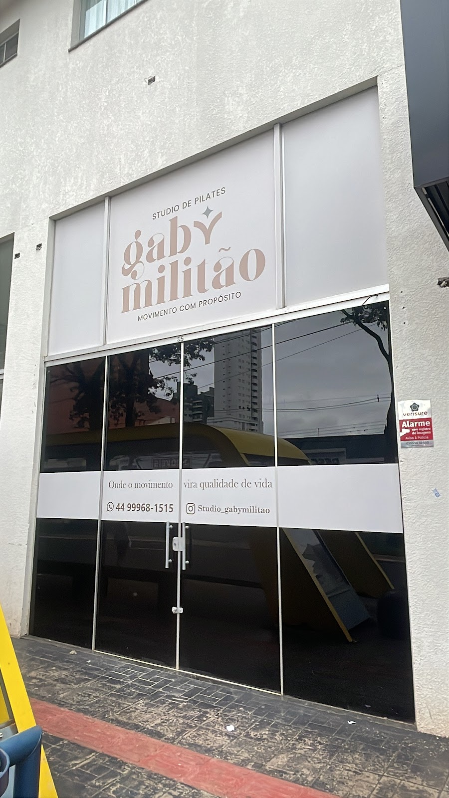 Detalhe de aparelho de pilates